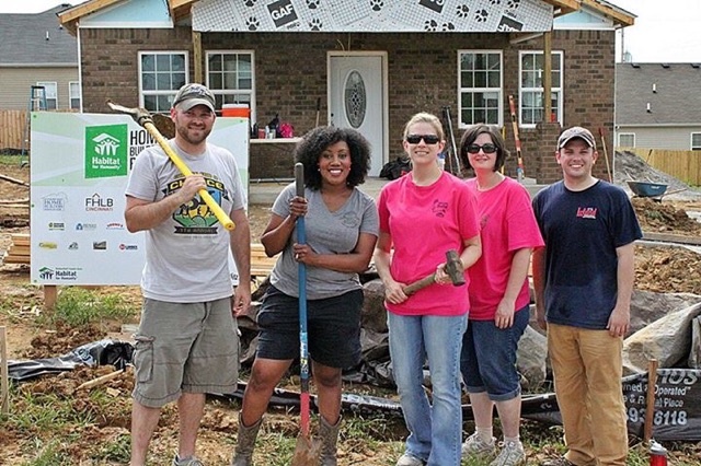 Hagan Law Group took a day “off” and volunteered with the Rutherford County Area Habitat for Humanity on their Home Builders Blitz home in LaVergne, TN.